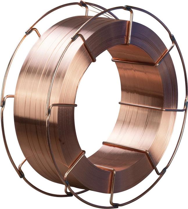 Image du produit Schweisskraft Fil de soudage MAG acier faiblement allié SG 2 / K300 enroulé en couche / 15 kg / 1,0 mm, 111601