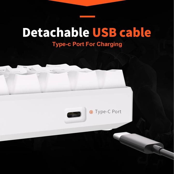 Actual product image Royal Kludge RK61 (US, Cable, Wireless)