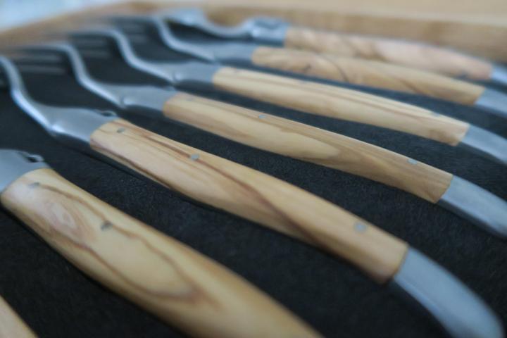 Image du produit Laguiole en Aubrac Fourchette en bois d'olivier (6 pièce(s))