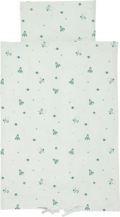 Copenhagen Vanilla - Bedding Junior - Space - 100 x 140 cm / 40 x 45 cm - Fern (100 x 140 cm, 40 x 45 cm)