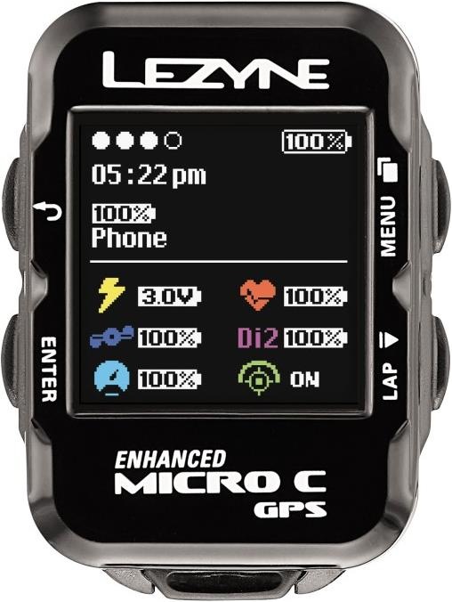 Actual product image Lezyne Micro Color HRSC Loaded