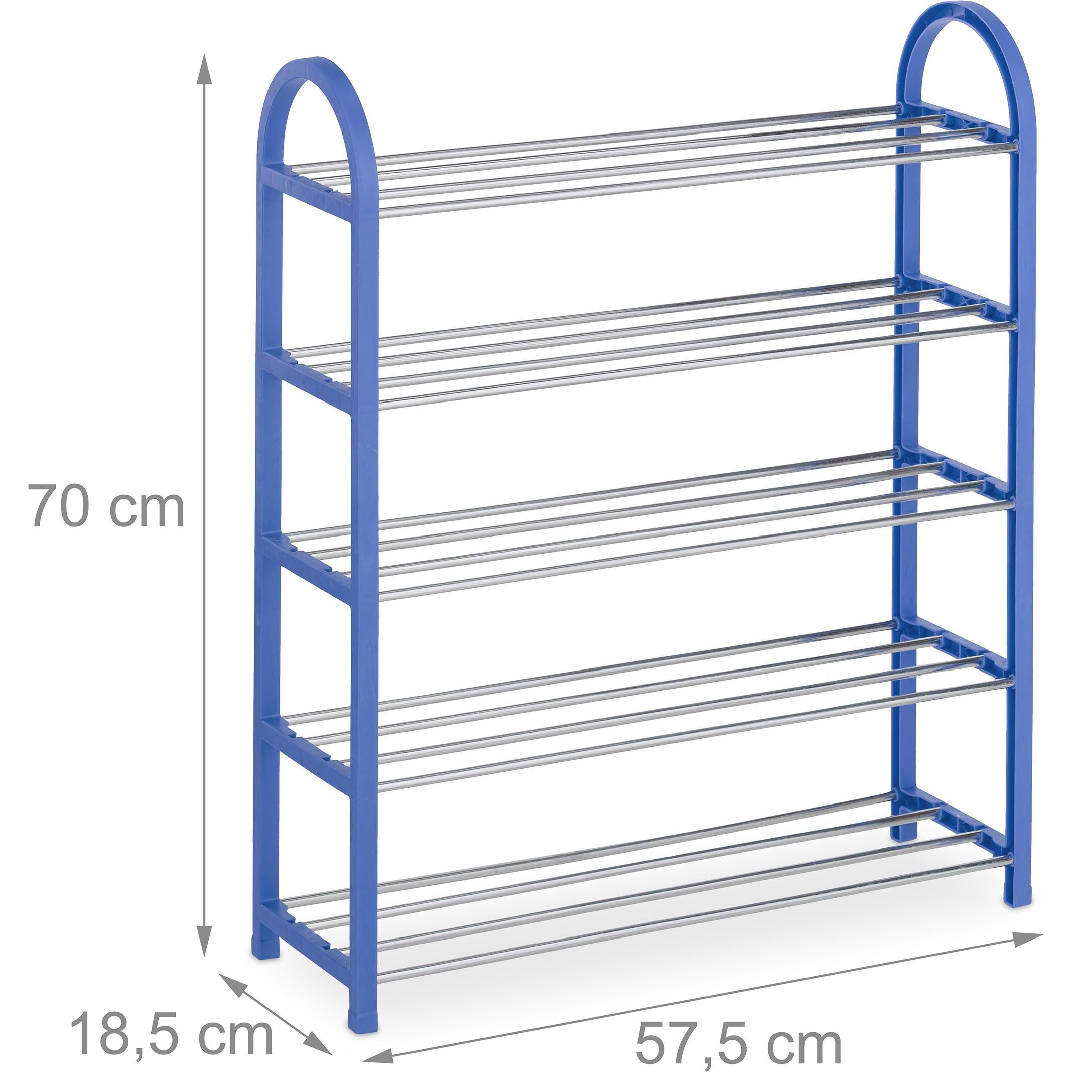 Thumbnail - Relaxdays, Schuhschrank, Trey (57.5 x 18.5 x 70 cm)