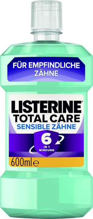 Listerine Total Care Sen. Zaehne (600 ml, Mundspülung)