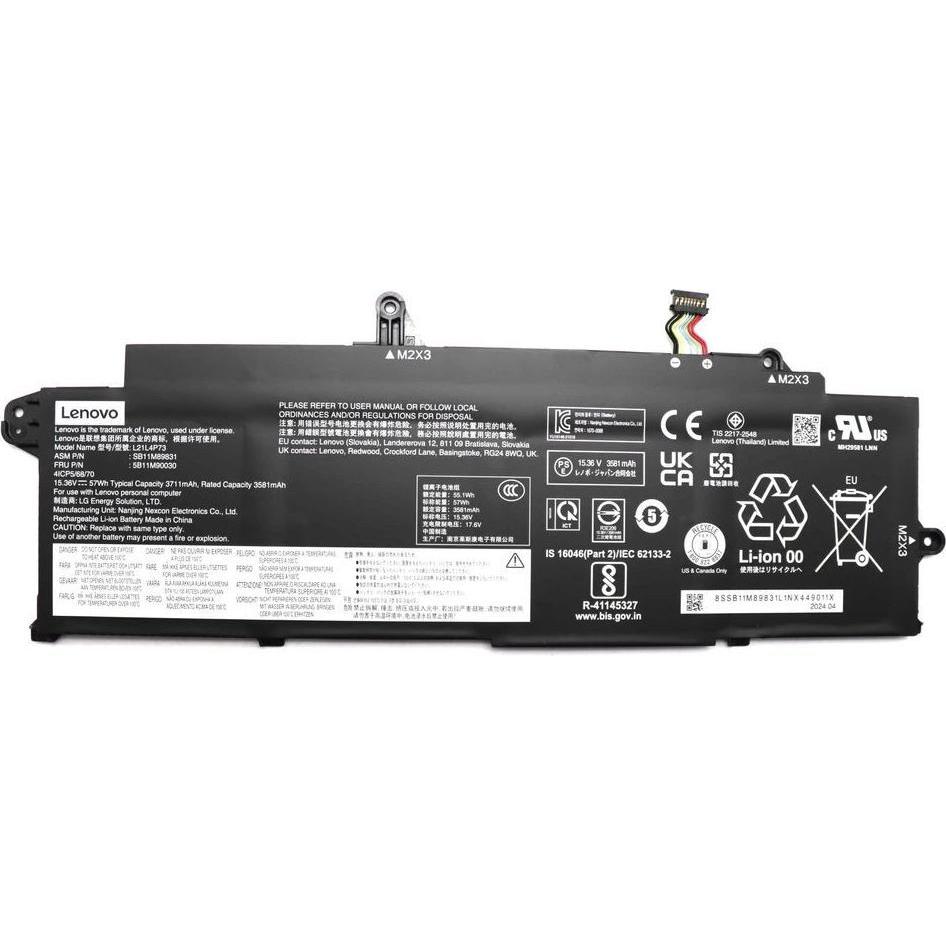 Lenovo BATTERY Internal, 4c 57Wh (4 Zellen), Notebook Akku