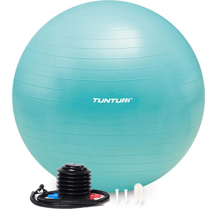 Tunturi Gym Ball - Fitnessball reissfest ABS 75 cm Türkis (75 cm)