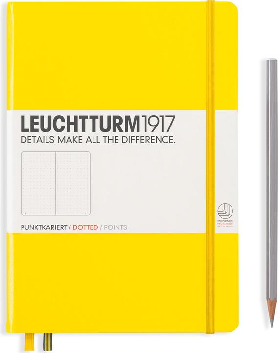 Image du produit Leuchtturm1917 Moyen (A5, Pointillés, Couverture rigide)