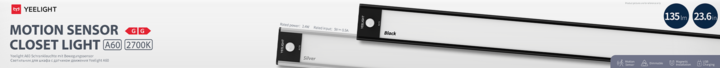 Image du produit Yeelight Capteur de mouvement Closet Light