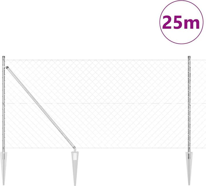 Actual product image vidaXL Zaunpfosten