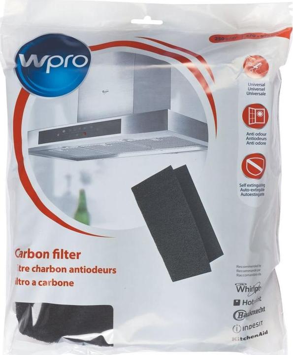 Image du produit WPRO UCF017 - Dunstabzugshaubenzubehör/ Aktivkohlefilter/ Universell/ Zuschneidbar