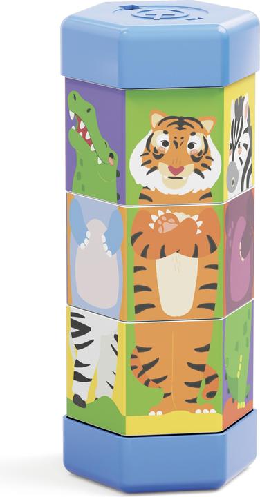 Immagine prodotto Quercetti Twist Puzzle Animali Tubo Mix and Match, 2582