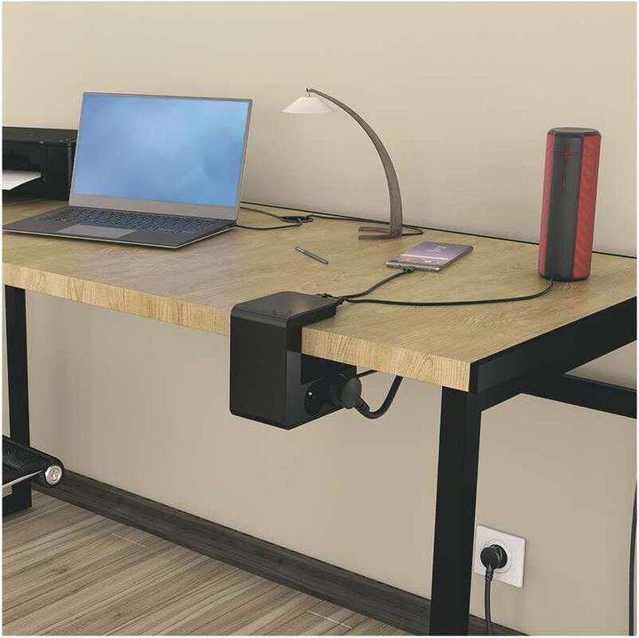 Produktbild Legrand U-Power Contactdoos Verdeelstekker - 2X USB Hub - Stekkerdoos - Penaarde Belgi - Verlengsnoer 1.5 Me (1 Stk.)
