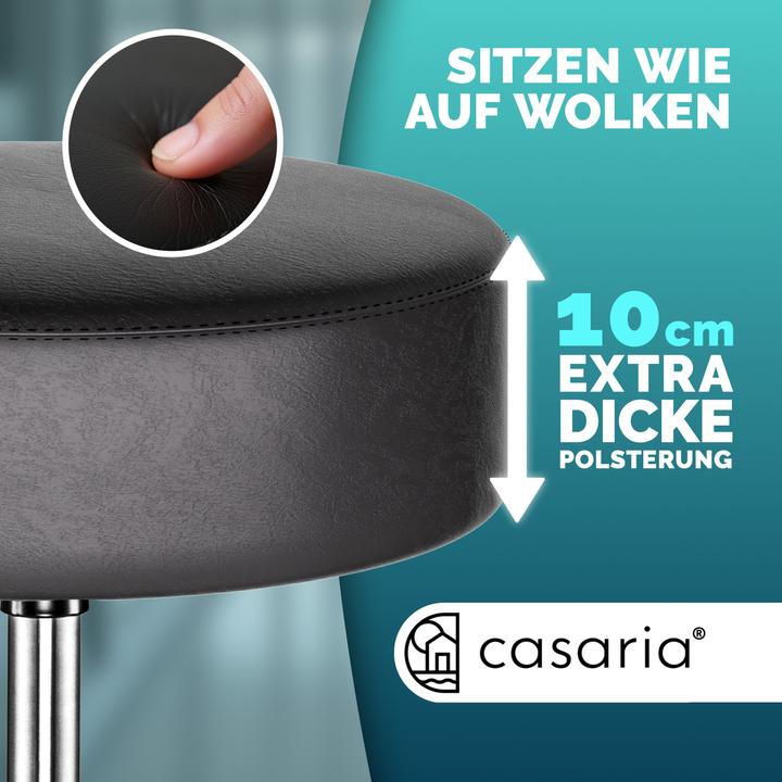 Image du produit Casaria Tabouret roulant