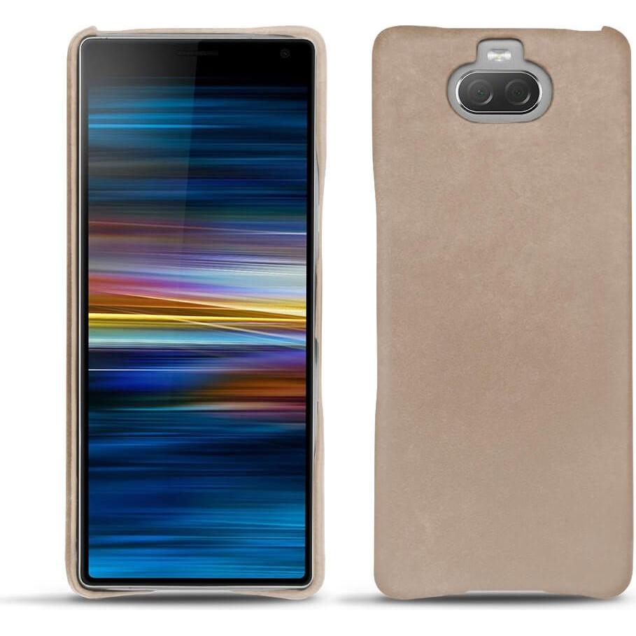 Noreve Lederschutzhülle (Sony Xperia 10), Smartphone Hülle, Beige