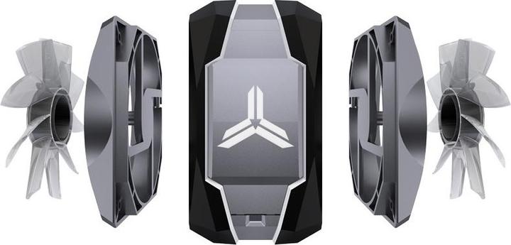 Actual product image Jonsbo CR-1100 CPU Cooler, ARGB - 2x 120mm (112 mm)