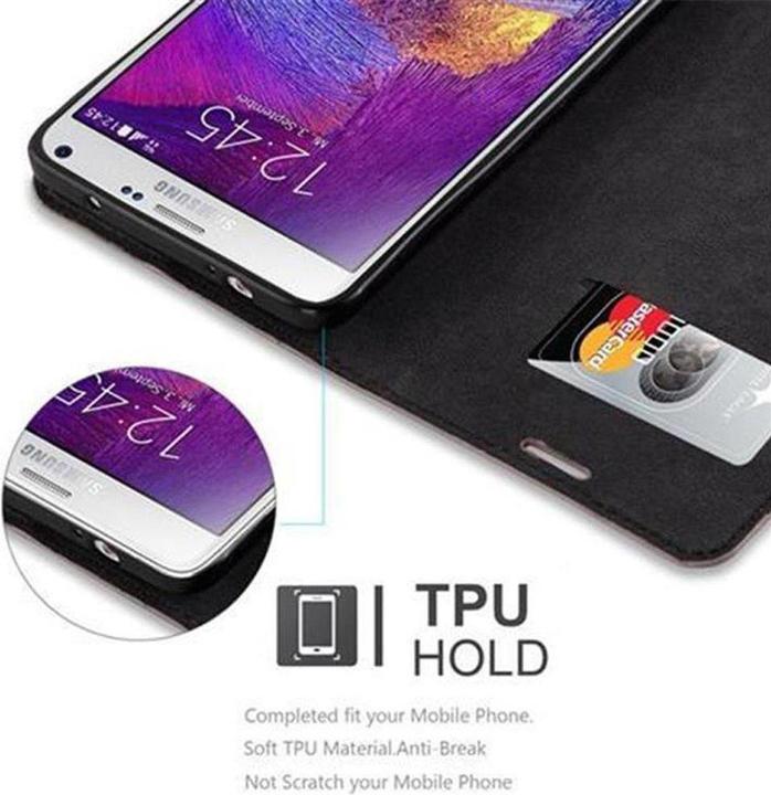 Productafbeelding Cadorabo Boek Onzichtbare Magneethoes (Samsung Galaxy Note 4)