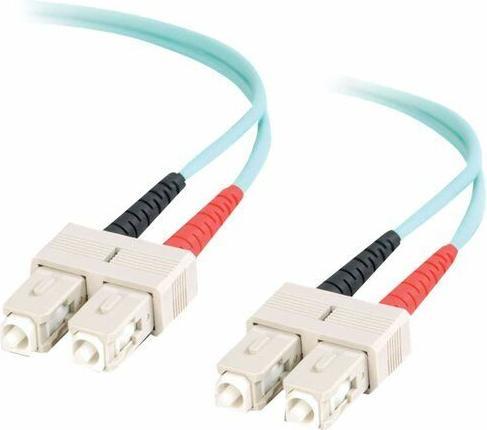 Produktbild C2G SC-SC 10Gb 50/125 OM3 Duplex Multimode PVC Fiber Optic Cable (LSZH) (1 m)