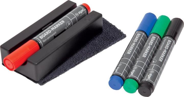 Sigel Whiteboard Zubehör-Set (B x H) 130 mm x 60 mm Schwarz BA151 (Schwarz, 4 x)