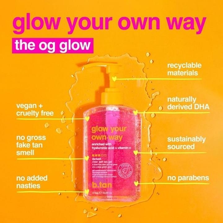 Actual product image B. Tan Glow Your Own Way (Self-tanning towel, 473 ml)