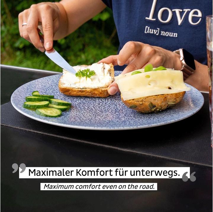 Actual product image Silwy Magnetic dinner plate blue