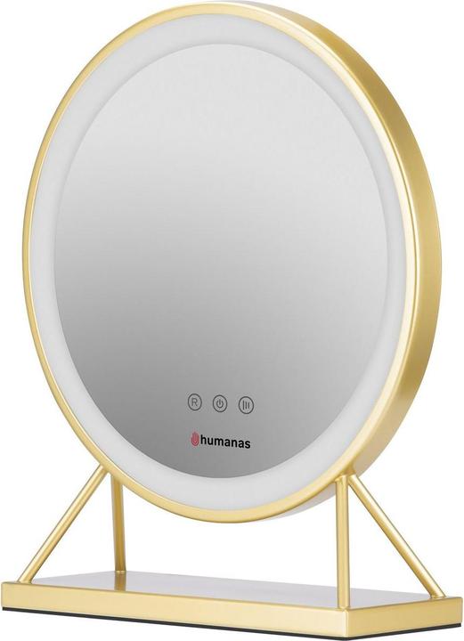 Actual product image Humanas Lustro make-up mirror HS-HM04 with LED lighting (Ø 40 cm)