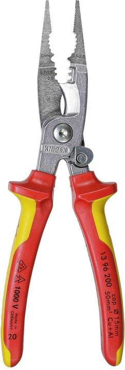 Actual product image Knipex Pliers for Electrical Installation (200 mm)