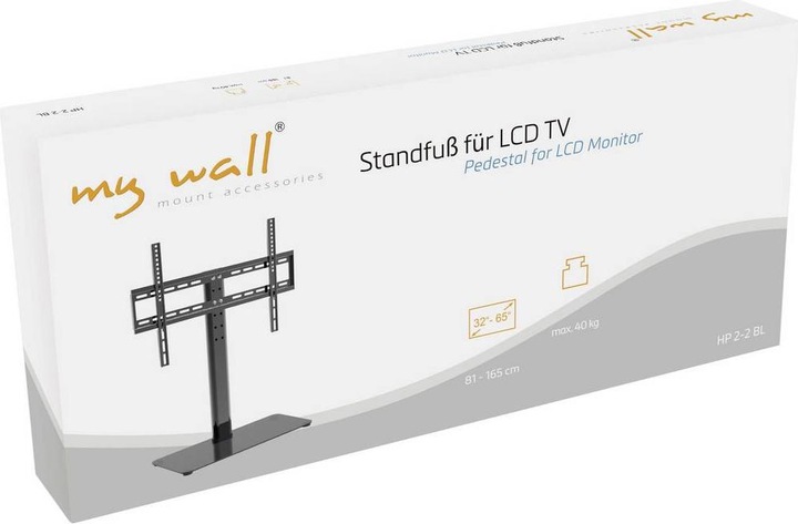 Produktbild myWall HP2-2 B (Diverse, Tv-standfuß, 65", 40 kg)