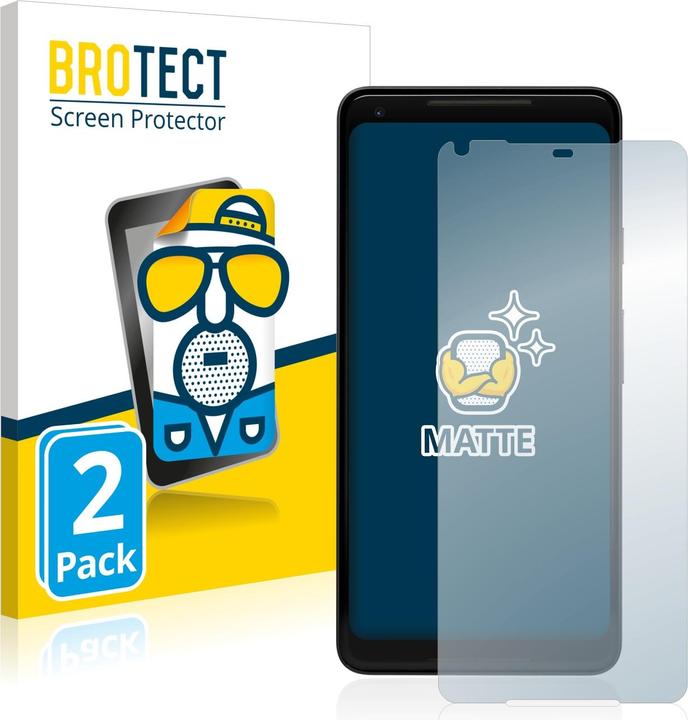 Produktbild BROTECT Entspiegelungs-Schutzfolie Displayschutz Matt (2 Stück, Google Pixel 2 XL)