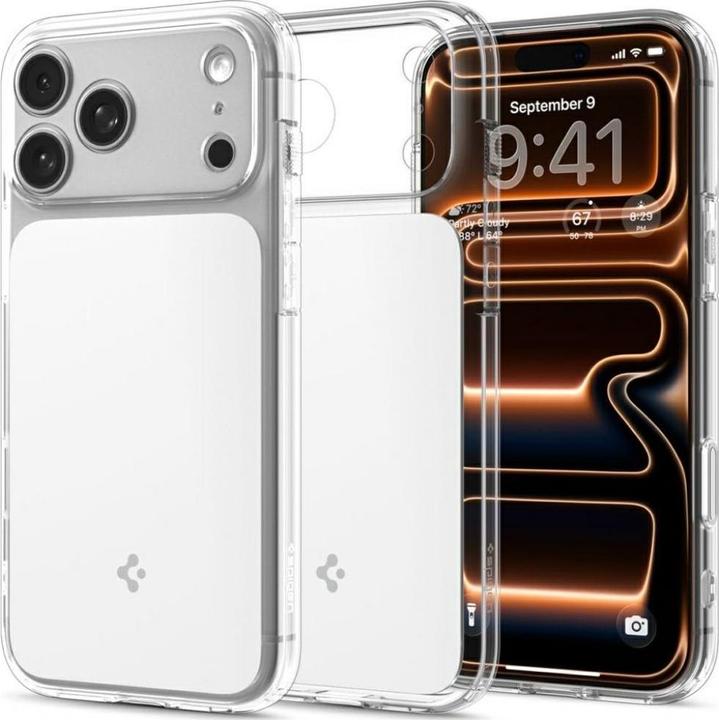 Image du produit Spigen - Ultra Hybrid T MagSafe - iPhone 17 Pro - Clear/White (Apple iPhone 17 Pro)