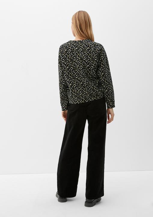 Produktbild s.Oliver Sweatshirt Sweatshirt mit Allover-Muster (38)