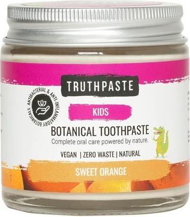 Image du produit Truthpaste Pâte à dents naturelle zéro déchet Kid's Children's Sweet Orange 100ml (100 ml)