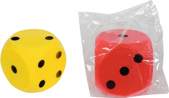 Actual product image Androni Soft dice (1 piece, assorted colours)