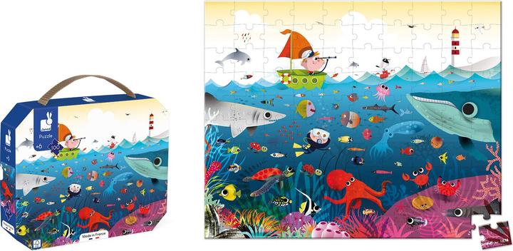 Immagine prodotto Janod Mondo subacqueo puzzle (100 pezzi)