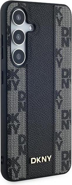 Produktbild DKNY DKHMSPCPVSLK S921 czarny/black hardcase Leather Checkered Mono Pattern MagSafe (Samsung Galaxy S24)