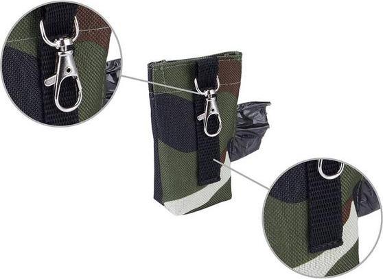 Actual product image amiplay Adventure poo bag dispenser, 6 x 2 x 11 cm, camo (Dog)