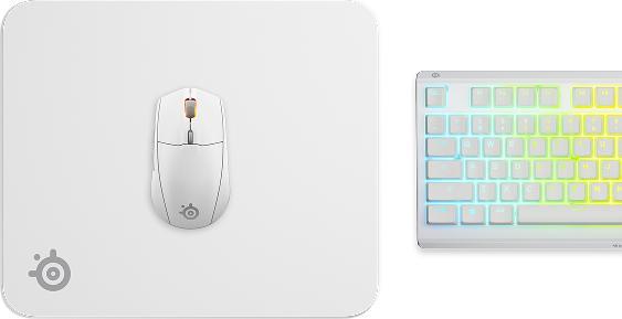 Produktbild SteelSeries QcK M White (M)