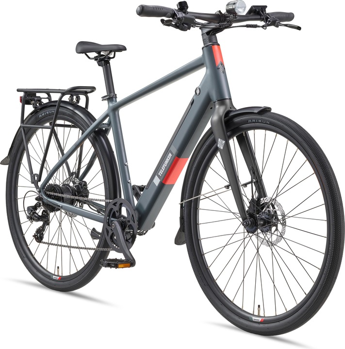 Telefunken Urban E-Bike Herren UH210 28 Zoll Hinterradmotor 7-Gang Kettenschaltung (48 cm)