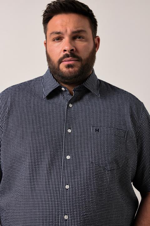 Actual product image Men+ Karohemd, Halbarm, Kentkragen, Seersucker, Comfort Fit (4XL)
