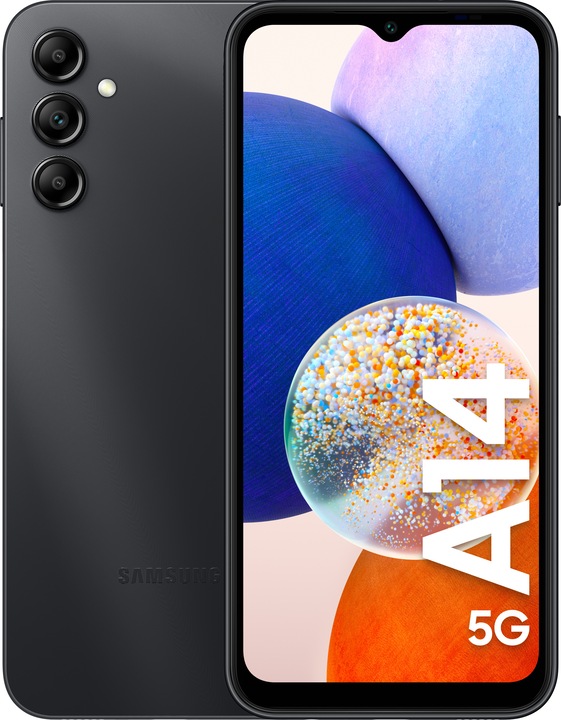 Produktbild Samsung Galaxy A14 5G (64 GB, Black, 6.60", Dual SIM, 50 Mpx, 5G)