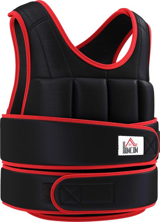 Homcom Trainingsweste mit doppelten Gurten und 20 kg (1 x 20 kg)