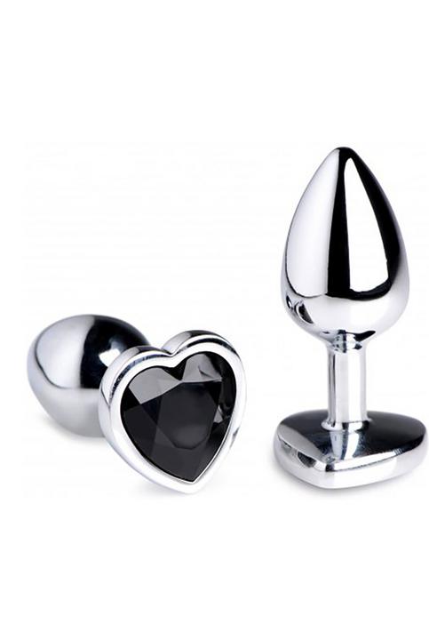 Produktbild XR Brands BS Black Heart Gem Anal Plug - Small