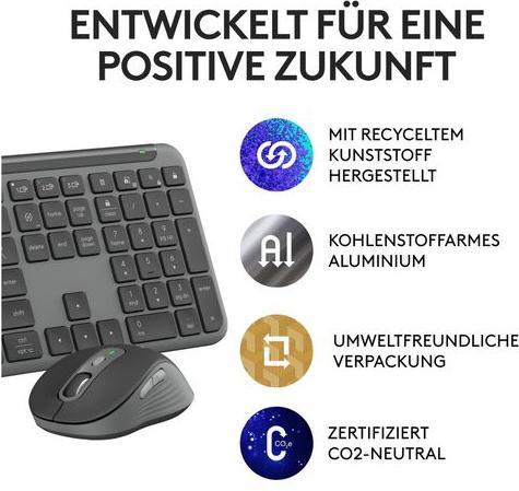 Produktbild Logitech Signature Slim Combo MK950 (CH, Kabellos)