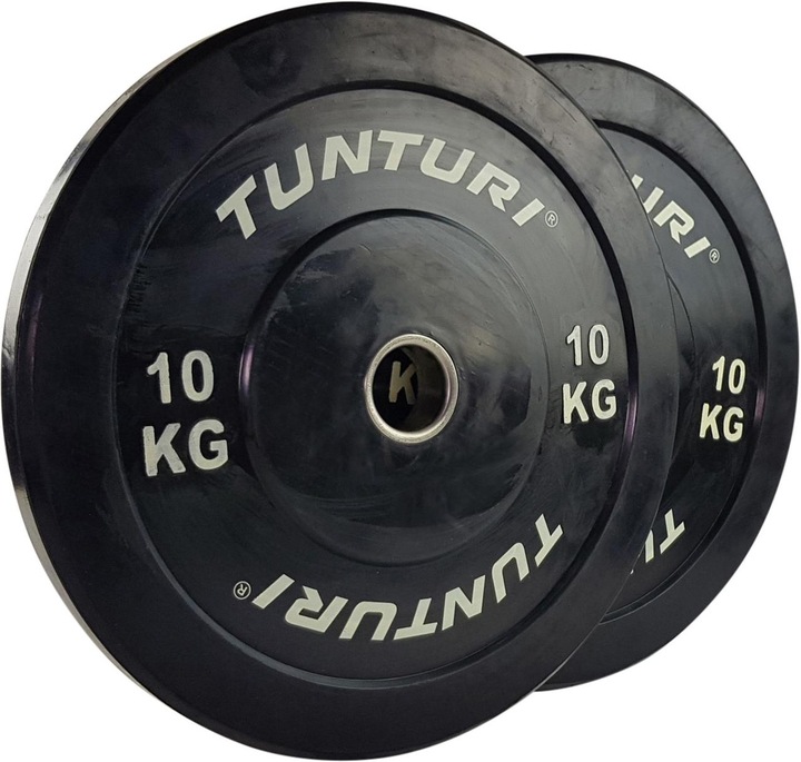 Actual product image Tunturi Bumper Plate Hantelscheiben 50 mm 10 kg (1 x 10 kg)