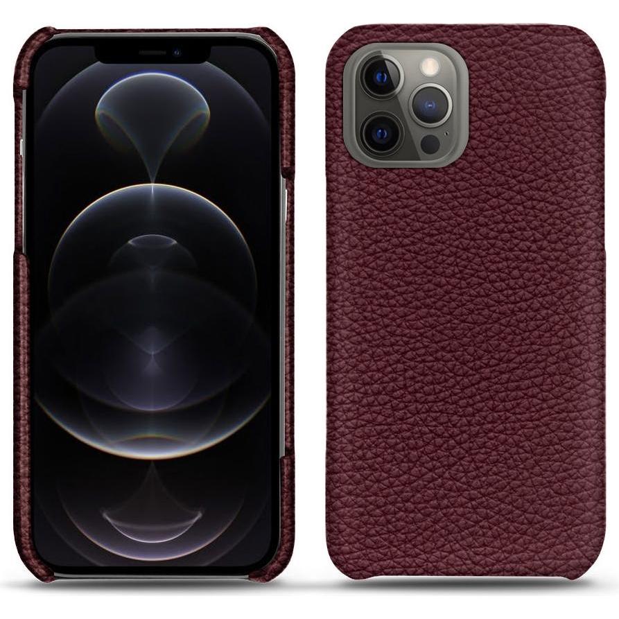 Noreve Lederschutzhülle (Apple iPhone 12 Pro Max), Smartphone Hülle, Violett