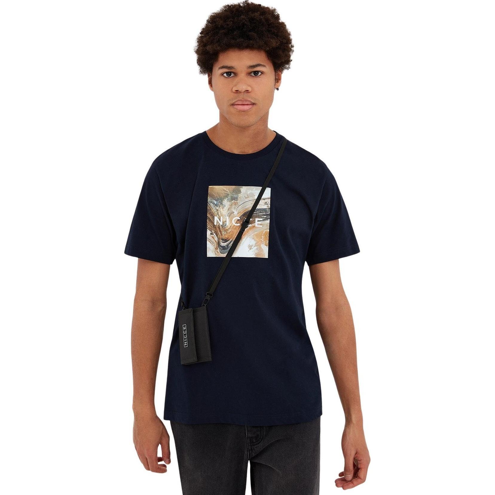 Thumbnail - Nicce, Herren, Shirt, t-shirt, Blau, (XS)