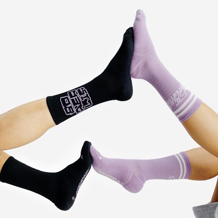 Produktbild Decathlon Socken wadenlang 2er-Pack Baumwolle (2er Pack, 35 - 38)