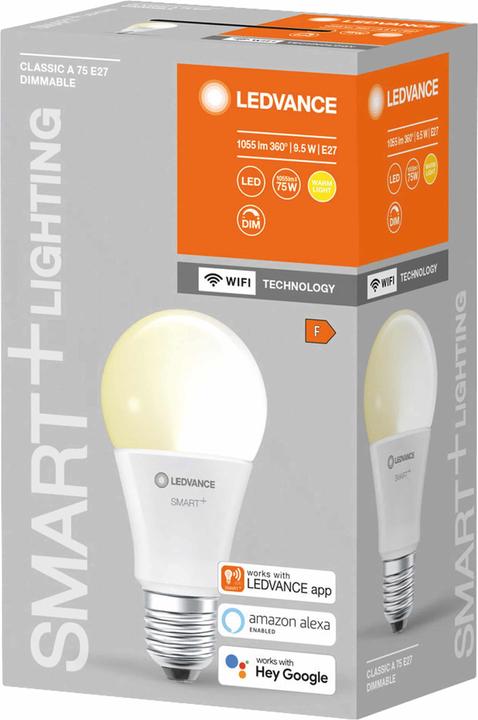 Immagine prodotto Ledvance Classic A (E27, 9.50 W, 1055 lm, 1 x, F)