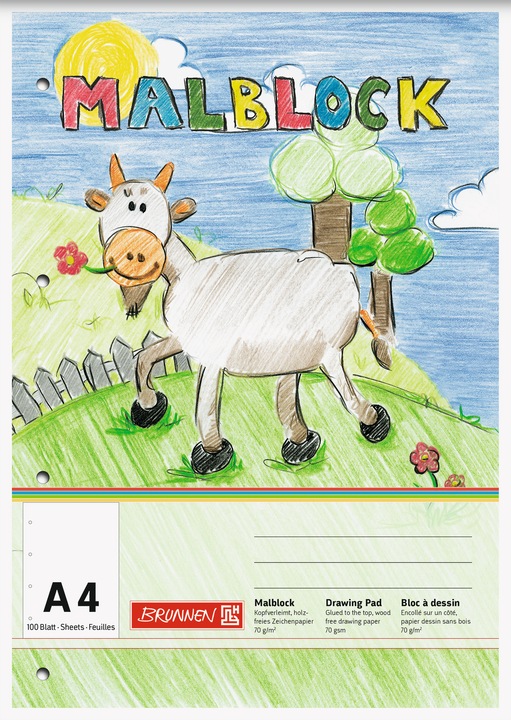 Actual product image Colouring pad DIN A4 (A4)