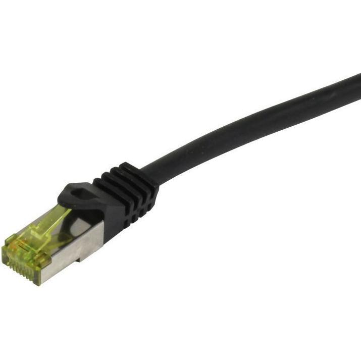 Synergy 21 Kabel Patch-RJ45 S-STP(S/FTP) TPE/LSZH 500Mhz 3,0m CAT6A *schwarz* PUR Indoor/Outdoor/Indu (UV/Wa (S/FTP, CAT...