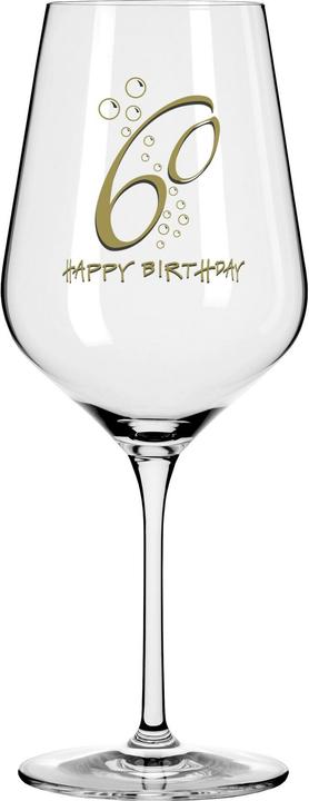 Produktbild Wate Weinglas Happy Birthday 60