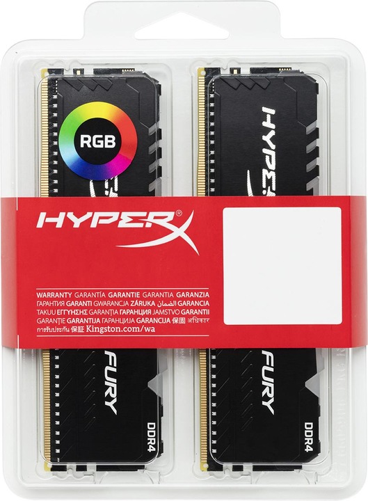 Produktbild HyperX Fury RGB (2 x 16GB, 3200 MHz, DDR4-RAM, DIMM)